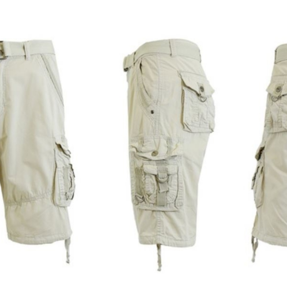 Harvic Men’s Slim fit multi pocket cargo shorts